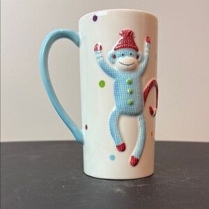 Colorful Sock Monkey Mug